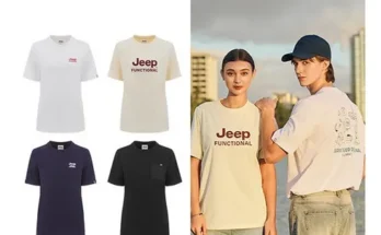 엄마들 사이에서 난리난 JEEP 남성 24 SUMMER COOL SORONA 반팔 티셔츠 4종 베스트 상품