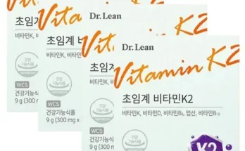 방송인기상품 닥터린 초임계 비타민K2 12개월분 추천상품